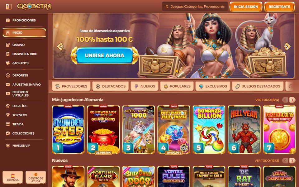 Cleobetra Casino — lobby